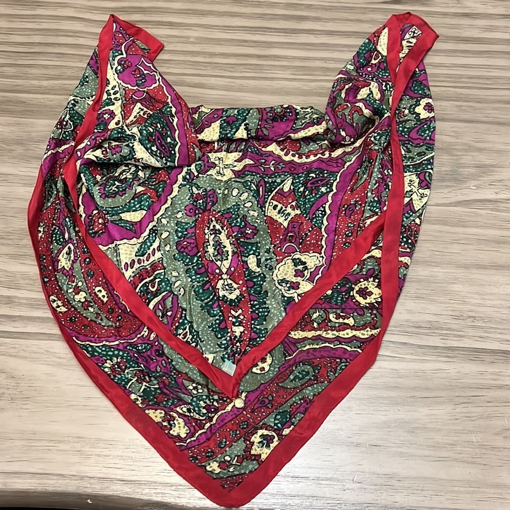 HONEY SILK VTG SCARF - Picture 7 of 10